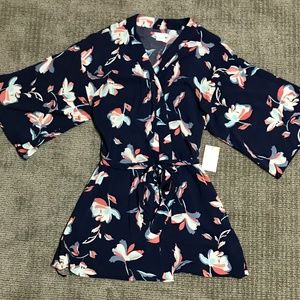 NWT Shimera Floral Robe
